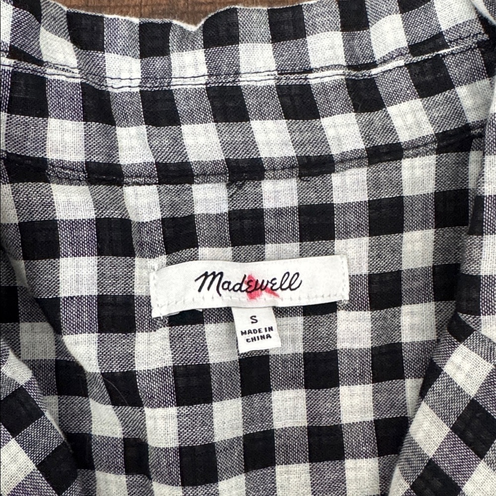 Madewell Swenson Popover Shirt in Double-Faced Gingham - Picture 8 of 10